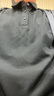 拇指白小T男款熱力智暖長袖POLO衫秋季翻領(lǐng)商務(wù)百搭上衣體恤衫 墨黑 XL 曬單實拍圖