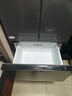 美的（Midea）【國(guó)家補(bǔ)貼至高20%】MR-417WFPE銀法式多門(mén)四開(kāi)門(mén)嵌入式60CM超薄嵌入式一級(jí)雙變頻家用電冰箱 MR-417WFPE 流蘇銀 曬單實(shí)拍圖