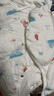 童泰新生嬰兒衣服連體衣夾棉秋冬季0-6月初生寶寶純棉加厚哈衣爬服 藍色云朵 59cm (建議1-3個(gè)月身高55-60cm) 曬單實(shí)拍圖