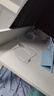 木匠印記大學(xué)生宿舍床上桌學(xué)生床上電腦桌上下鋪書(shū)桌懸空桌寢室床上轉角桌 右轉[帶擋板]白加厚碳纖色100*80 曬單實(shí)拍圖