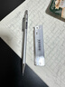 得力（deli）0.5mm/2B金屬自動(dòng)鉛筆套裝 低重心不易斷芯學(xué)生文具考試繪圖(筆 橡皮 鉛芯)33720 考研 曬單實(shí)拍圖