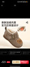 泰蘭尼斯冬季新款學(xué)步鞋加絨保暖皮鞋女寶寶可愛(ài)勃肯鞋防滑軟底鞋機能鞋 卡其 23 內長(cháng)15.0適合腳長(cháng)13.3~13.7 曬單實(shí)拍圖