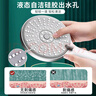 花棲之谷增壓花灑噴頭多功能手持花灑家用淋浴噴頭 [大面板銀色花灑] 曬單實(shí)拍圖