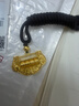 菜百首飾 黃金項鏈 足金古法歲歲平安長(cháng)命鎖項鏈 計價(jià) GF 黃金項鏈 約11.52g 曬單實(shí)拍圖