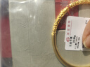 菜百首飾菜百傳世黃金手鐲 古法金箍棒足金手鐲 計價(jià) 約22.90克 曬單實(shí)拍圖