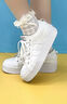 adidas NIZZA PLATFORM厚底增高運動(dòng)帆布鞋男女阿迪達斯三葉草   白   39 曬單實(shí)拍圖