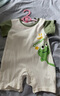 纖絲鳥(niǎo)新生兒衣服嬰兒短袖連體衣男女寶寶夏季卡通純棉衣服 萌萌鱷魚(yú) 曬單實(shí)拍圖