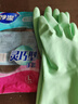 妙潔靈巧型柔韌手套 天然乳膠 1雙裝大號 清潔洗衣洗碗家務(wù)做飯手套 曬單實(shí)拍圖