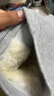 巧丂羊毛皮護膝蓋保暖關(guān)節炎秋冬防寒男女士中老年老寒腿摩托騎電動(dòng)車(chē) 羊毛護膝短款灰色 曬單實(shí)拍圖