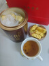 七春 茶葉 安化黑茶500g共2罐 茯磚茶金花茯茶湖南黑茶熟茶教師中秋禮 曬單實(shí)拍圖