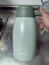 蘇泊爾（SUPOR）家用真空保溫瓶暖水壺瓶大容量熱開(kāi)水瓶壺304不銹鋼2.0L薄荷綠 曬單實(shí)拍圖