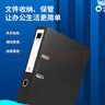 得力(deli) 10只裝3寸加厚型歐式快勞夾打孔文件夾A4帶孔檔案夾活頁夾底稿夾黑色 PE701-J10 曬單實(shí)拍圖