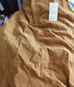 無(wú)印良品（MUJI）女式木棉混燈芯絨寬擺輕便長(cháng)裙長(cháng)半身裙美拉德女裙子秋冬季 駝色 S (155/62A) 曬單實(shí)拍圖