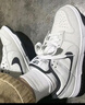 耐克女子輕便皮面運動(dòng)鞋冬季平底膠底板鞋NIKE DUNK LOW HV1800 101白/塵光子色/白/金屬銀/煤黑 41 曬單實(shí)拍圖