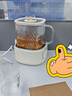 九陽(yáng)（Joyoung）凈萃養生壺迷你家用全玻璃煮茶器 輕音燉煮 1L辦公室0金屬0膠水恒溫燒水壺 WY103 曬單實(shí)拍圖