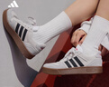adidas「小鋸齒」D-PAD CLASSIC休閑美高風(fēng)復(fù)古籃球板鞋阿迪達斯 淺灰/黑色/淺猩紅   39 曬單實拍圖