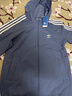 adidas經(jīng)典三條紋運動(dòng)連帽夾克外套男女秋季阿迪達斯三葉草 黑色   2XL 曬單實(shí)拍圖