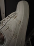 耐克NIKE板鞋女空軍一號 AIR FORCE 1運動(dòng)鞋FV3654-111帆白37.5 曬單實(shí)拍圖