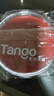 天章辦公(TANGO)印泥盒印臺快干印泥手印泥印臺紅色透明外殼圓形φ80mm 財務(wù)辦公用品 曬單實(shí)拍圖