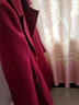 蕉京曼妙女裝媽媽時(shí)尚氣質(zhì)大衣2025冬季喜婆婆婚宴中長(cháng)款顯瘦毛呢子外 酒紅色 2XL 120-130斤 曬單實(shí)拍圖