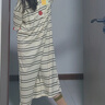 YSO【酷貓系列】睡裙女連體兩穿夏薄休閑條紋圓領(lǐng)t恤裙可外穿   S 曬單實(shí)拍圖