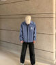 WYBT官方品牌外套男翻領(lǐng)休閑上衣潮牌痞帥小香風(fēng)夾克衫加棉加厚情侶裝 藍色 2XL (140-160斤) 曬單實(shí)拍圖
