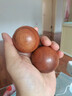 黃金紫檀手球保健球金絲檀木老人健身球實(shí)木質(zhì)實(shí)心健手球把玩手轉 黃金紫檀4.5cm一對 曬單實(shí)拍圖
