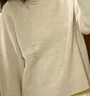 優(yōu)衣庫【狂歡價(jià)】女裝可機洗羅紋半開(kāi)領(lǐng)針織衫/毛衣480414 30 淺米色 S 曬單實(shí)拍圖