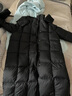 美力城羽絨服女時(shí)超輕泡芙鵝絨服長(cháng)款外套女加厚上衣女6051 曬單實(shí)拍圖