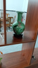 傲世景德鎮陶瓷器新中式花瓶工藝品客廳擺件酒柜玄關(guān)茶室博古架裝飾品 豆青釉清荷賞瓶+底座 曬單實(shí)拍圖