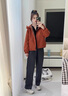 鴨鴨（YAYA）【王一博同款】鴨鴨羽絨服女2025新款秋冬休閑短款情侶厚外套YX 玫紅 【輕盈保暖/柔軟親膚】 M 110-130斤 曬單實(shí)拍圖