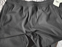輕功（QINKUNG）【新品】慢跑長(cháng)腿褲加厚款秋冬運動(dòng)保暖休閑通勤透氣運動(dòng)長(cháng)褲子 【男款】黑色 XL 曬單實(shí)拍圖