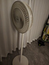 美的（Midea）電風扇 家用七葉立式落地扇宿舍臥室輕音節(jié)能搖頭桌面小風扇大風力空氣循環(huán)風扇 SAF30AC  曬單實拍圖
