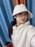 曇蓓漫防曬帽子女士秋冬毛呢漁夫帽大頭圍時(shí)尚洋氣遮太陽(yáng)鴨舌帽騎車(chē)防風(fēng) 秋冬毛呢漁夫帽【米白】可掛口罩 拍照上鏡 可調節大?。?4-60cm） 曬單實(shí)拍圖