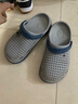 回力官方洞洞鞋男士涼鞋雨鞋夏季沙灘鞋涼拖可外穿運動(dòng)涉水拖鞋子男 卡其色 43-44 曬單實(shí)拍圖