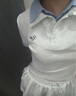 三福短裙2025夏季撞色花邊抽繩松緊腰針織蓬蓬裙半身裙女裝500286 灰色 L 曬單實(shí)拍圖