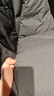 優(yōu)衣庫男裝無(wú)縫羽絨大衣/外套夾克連帽羽絨服保暖470079 07 青灰色 3XL /185/120C 曬單實(shí)拍圖