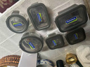 Glasslock鋼化玻璃保鮮盒耐熱烤箱適用飯盒密封儲物保鮮便當(dāng)盒6件套禮盒裝 曬單實拍圖