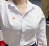 貓人長(cháng)袖襯衫女白色職業(yè)2025秋季通勤正裝職業(yè)工作服白襯衣 白色 41 曬單實(shí)拍圖