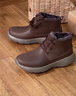 Edick意大利風(fēng)品牌羊毛雪地靴男皮毛一體靴子男鞋冬季保暖加絨加厚抗寒 奢侈品牌-棕色 42 （按平時(shí)運動(dòng)鞋尺碼下單） 曬單實(shí)拍圖