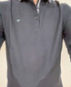 柒牌【高端系列】polo衫長(cháng)袖男春秋含桑蠶絲商務(wù)翻領(lǐng)上衣 曬單實(shí)拍圖