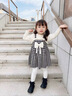 G.DUCKKIDS女童秋裝2025新款連衣裙兒童洋氣毛衣裙子春秋季女寶寶韓版公主裙 黑色 90 cm 曬單實(shí)拍圖