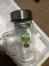 高硼硅雙層加厚茶水分離辦公杯大容量泡茶杯把手雙層加厚茶杯硬厚 鋼蓋辦公杯 400ml 1只 曬單實(shí)拍圖
