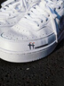 耐克（NIKE）【定制球鞋】 低幫 板鞋 Court Vision 白月光 皮革 男女同款 白色 42 曬單實(shí)拍圖