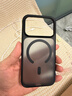 藍(lán)猩先生適用蘋果17Pro手機殼 iPhone17pro保護(hù)殼AI按鍵橙標(biāo)膚感磁吸防滑親膚防摔手機保護(hù)套 黑 曬單實拍圖