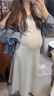 愛(ài)莉安娜孕婦裝春款連衣裙2025新款套裝休閑條紋襯衫時(shí)尚背心裙兩件套 淺灰色背心裙 L 曬單實(shí)拍圖