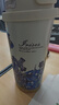SZTAA保溫水杯不銹鋼大容量男女學(xué)生隨行咖啡杯雙飲茶水分離吸管杯情侶 鳶尾花 520ml 下沉式-陶瓷覆層 曬單實(shí)拍圖