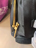 TUMI/途明Voyageur女士雙肩包通勤雙肩包商務(wù)雙肩包 黑色拼金色（中號） 曬單實(shí)拍圖