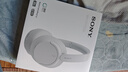 索尼（SONY）WH-CH720N頭戴式無(wú)線(xiàn)藍牙耳機 AI智能主動(dòng)降噪重低音 網(wǎng)課英語(yǔ)學(xué)習游戲電腦耳麥 白色 曬單實(shí)拍圖