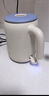 美的（Midea）電熱水壺米色燒水壺便攜式燒水杯差旅 0.6L智能斷電304不銹鋼迷你便攜小容量SH06X6-103 曬單實(shí)拍圖